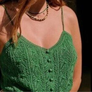 Sezane Francisco Top Green - Size XS